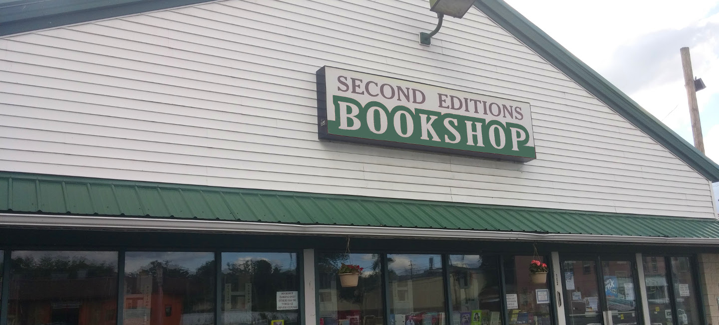 Storefron of Second Editions Bookshop